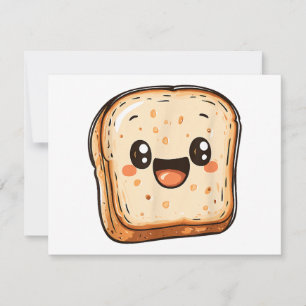 Tecknad för Lycklig Bread Slice-mildrande popup