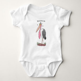Tecknad för marabou stork t shirt