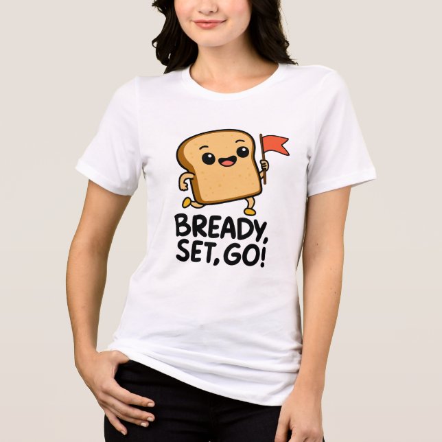 Tecknad för matarsegment - "Bredo, Set, Go!" T Shirt (Framsida)
