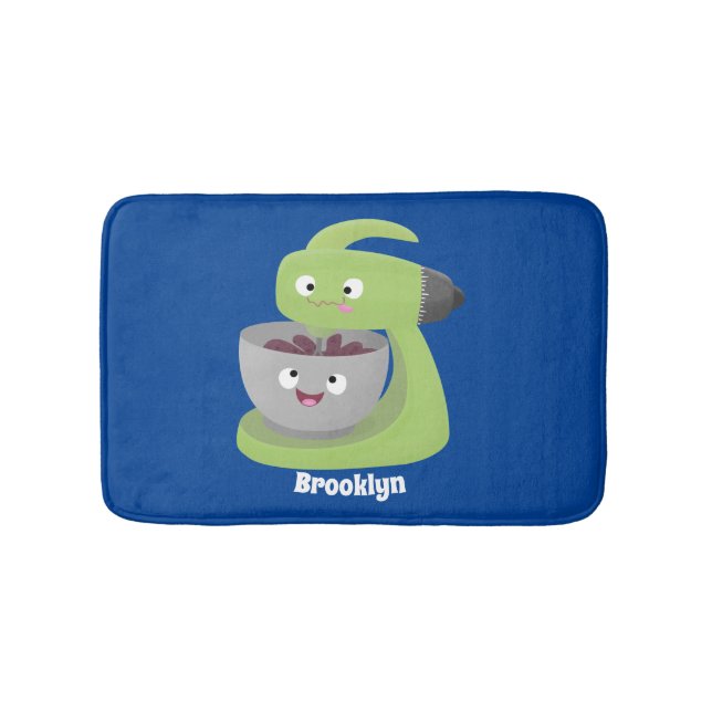 Tecknad för matlagningsmixer för köksartiklar badrumsmatta (Framsidan)