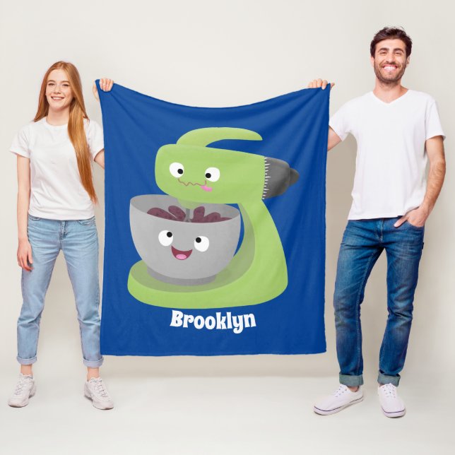 Tecknad för matlagningsmixer för köksartiklar fleecefilt (På plats)