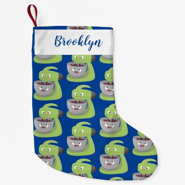 Tecknad för matlagningsmixer för köksartiklar liten julstrumpa (Framsidan)