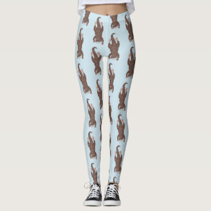 Tecknad för matning av kål leggings