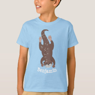 Tecknad för matning av kål t shirt