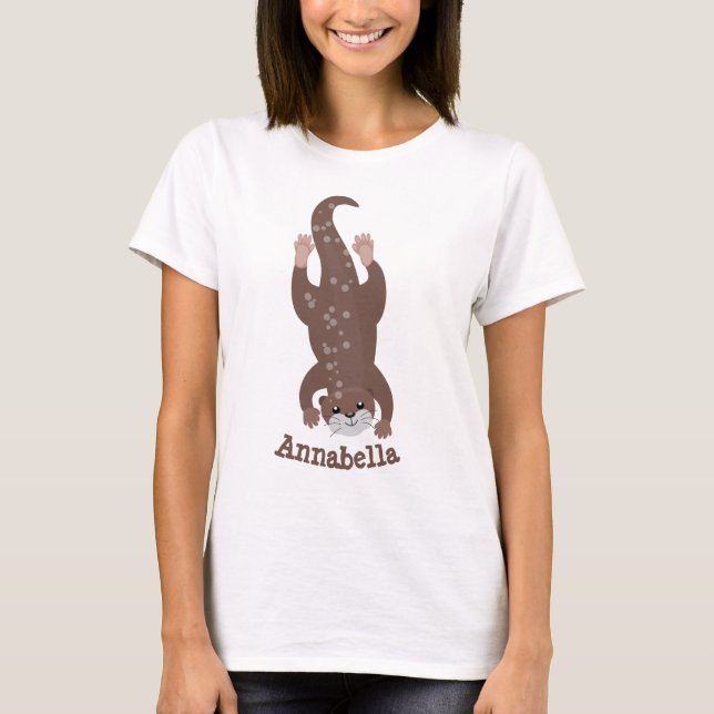 Tecknad för matning av kål t shirt (Framsida)