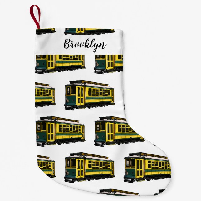 Tecknad för matningsvagn liten julstrumpa (Framsidan)