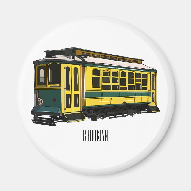 Tecknad för matningsvagn magnet (Framsidan)