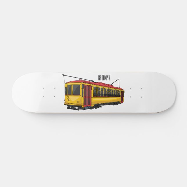 Tecknad för matningsvagn mini skateboard bräda 18,5 cm (Horz)