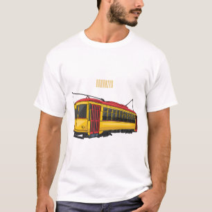 Tecknad för matningsvagn t shirt