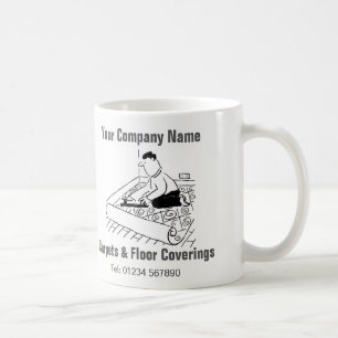 Tecknad för mattor och Golv Kaffemugg