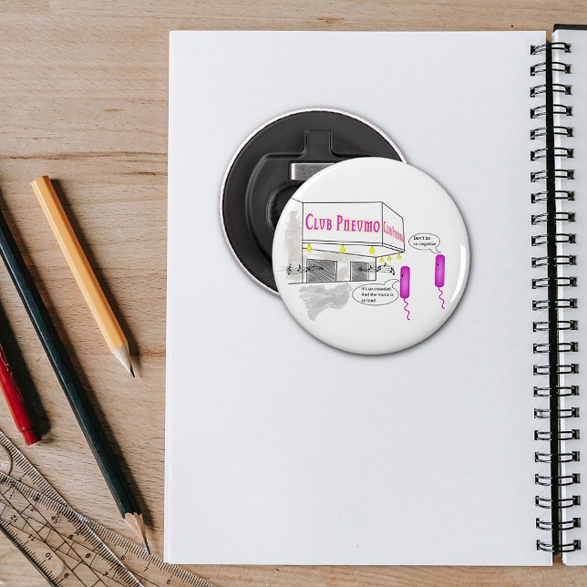 Tecknad för mikrobiologi flasköppnare (Skapare uppladdad)