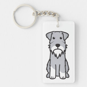 Tecknad för miniatyrSchnauzerhund