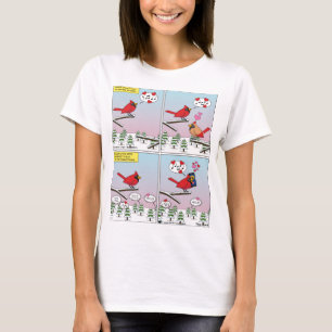 Tecknad för moderna fågelmätare t shirt