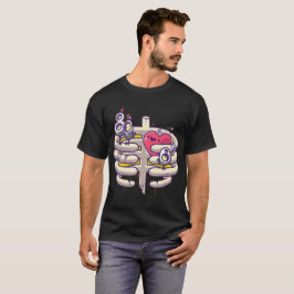 Tecknad för nuny hjärt- och kärlkramp - Quirky T-S T Shirt