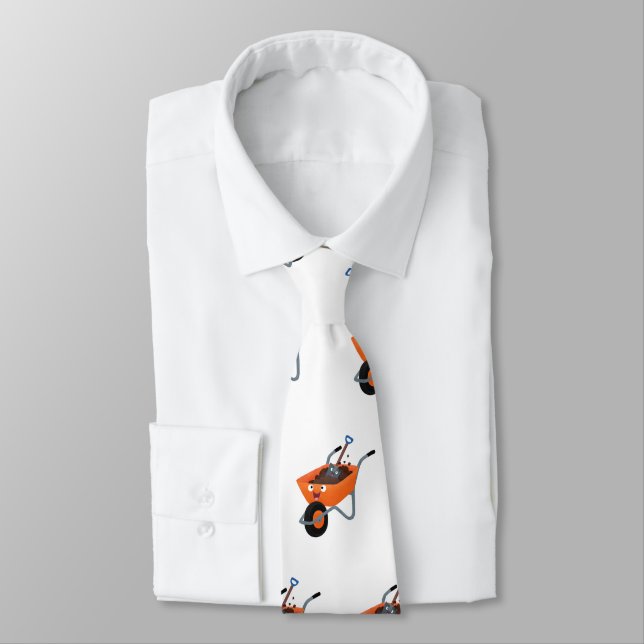 Tecknad för orange av kåpa i  i Cute lycklig Slips (Bunden)