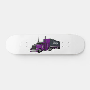 Tecknad för påhängsvagn lastbil mini skateboard bräda 18,5 cm