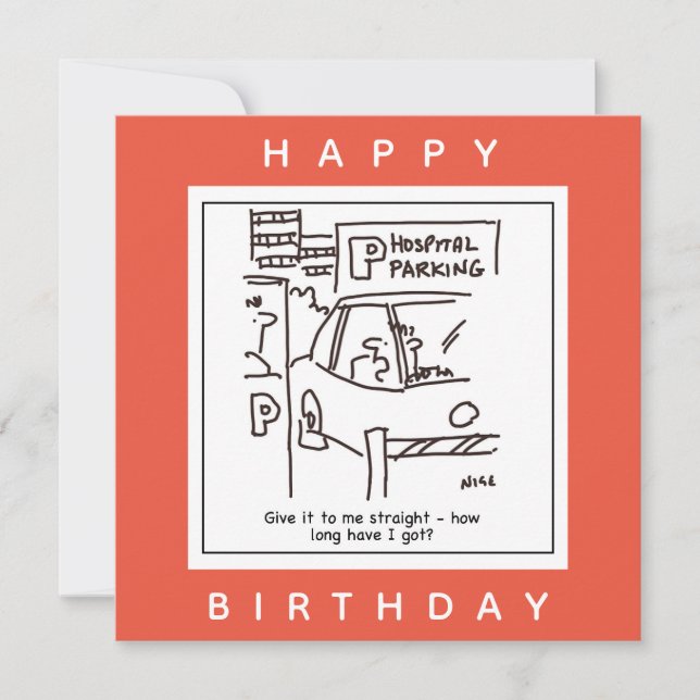 Tecknad för parkeringsparkering av parkeringsplats kort (Framsida)