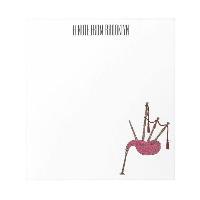 Tecknad för påsar anteckningsblock (Framsida)