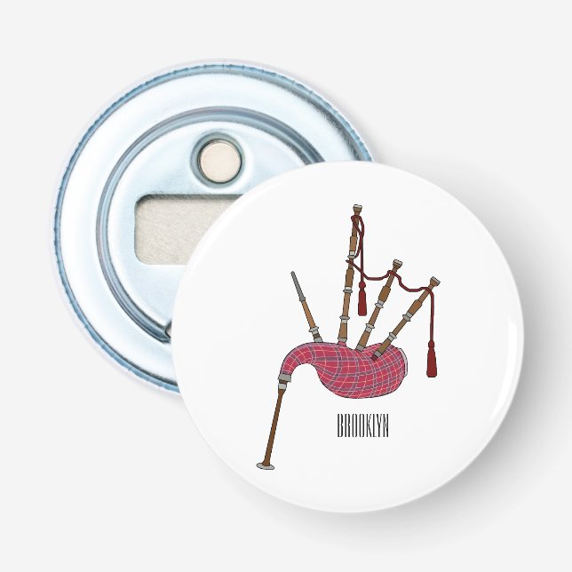 Tecknad för påsar flasköppnare (Framsidan)