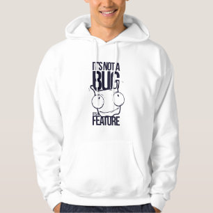 Tecknad för praktisk textdesign hoodie