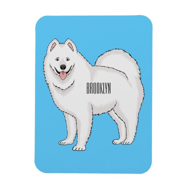 Tecknad för provsmakad hund magnet (Vertikal)
