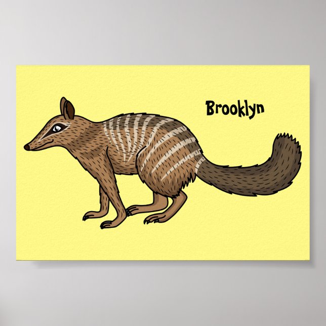 Tecknad för räknare för Cute lycklig Poster (Framsidan)