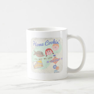 Tecknad för Roligt för hemkokning Retro Food Mealt Kaffemugg