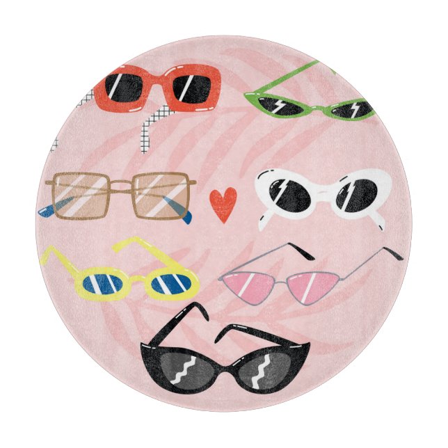 Tecknad för roligt: Trendig Sunglass Collection (Framsidan)