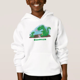 Tecknad för rostning av marshmallow för Cute-draka T Shirt