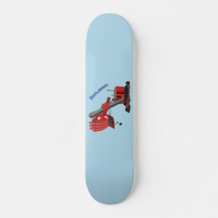 Tecknad för rött ljus för ångavskiljare mini skateboard bräda 18,5 cm