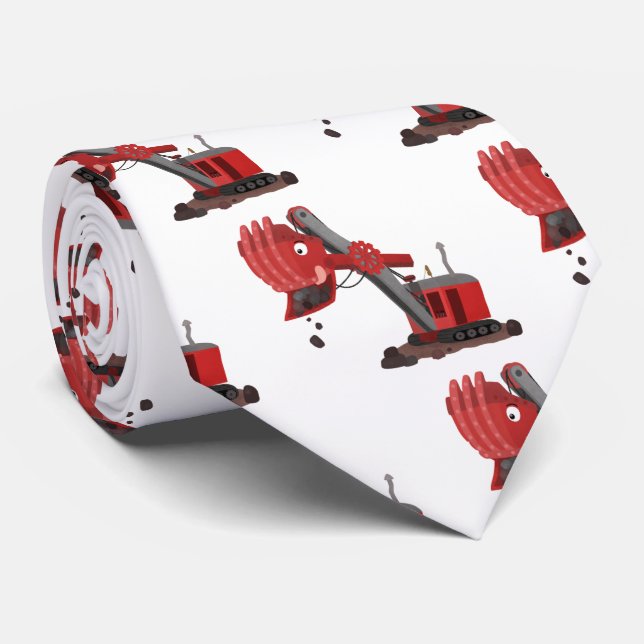 Tecknad för rött ljus för ångavskiljare slips (Rullad)