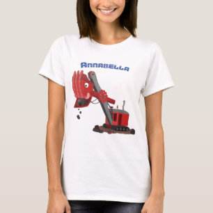 Tecknad för rött ljus för ångavskiljare t shirt