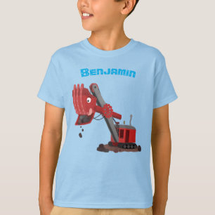 Tecknad för rött ljus för ångavskiljare t shirt