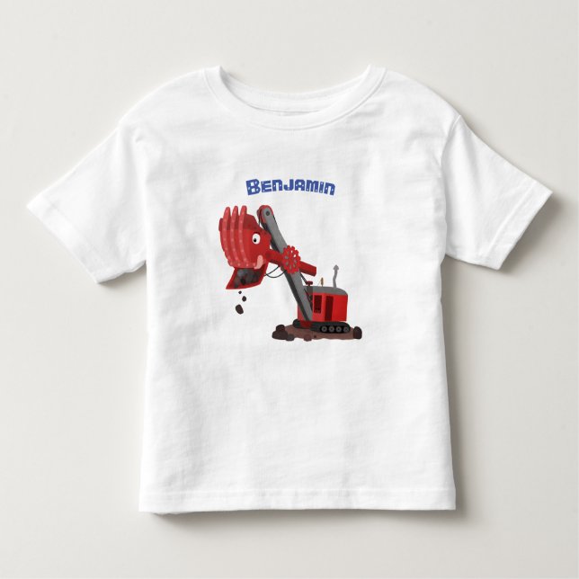 Tecknad för rött ljus för ångavskiljare t shirt (Framsida)