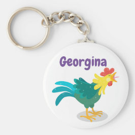 Tecknad för ruteväxlingar i tupp nyckelring