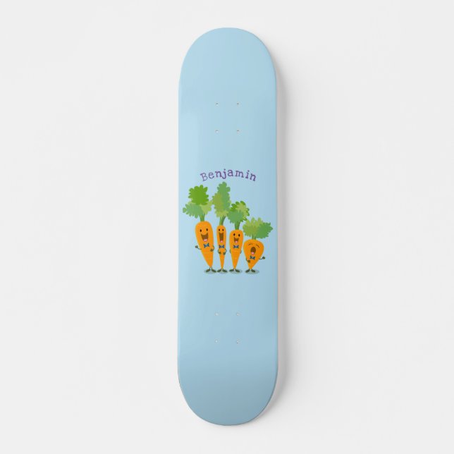 Tecknad för rutnätssöppning mini skateboard bräda 18,5 cm (Framsida)