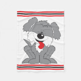 Tecknad för skifferdockor fleecefilt