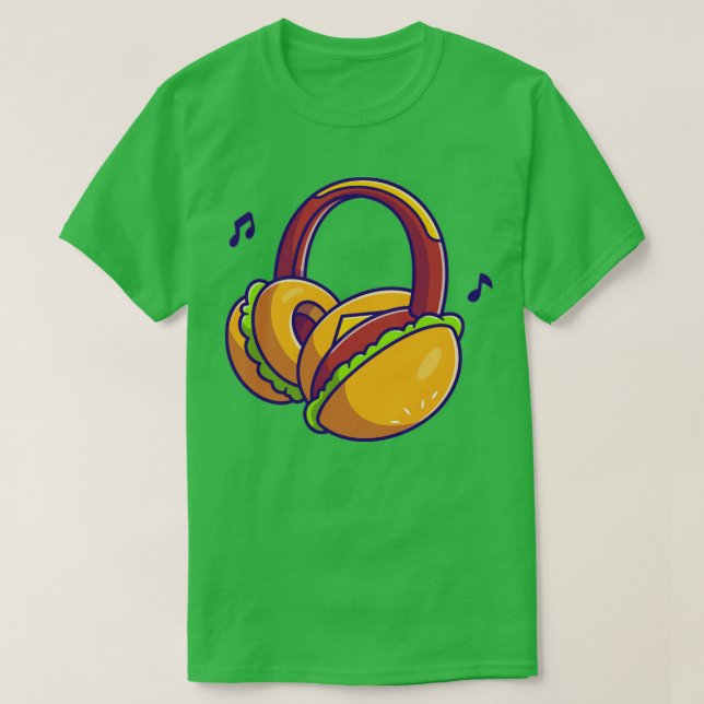 Tecknad för spränghörlurar 1 t shirt (Design framsida)