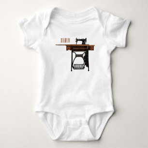 Tecknad för sydd maskin t shirt