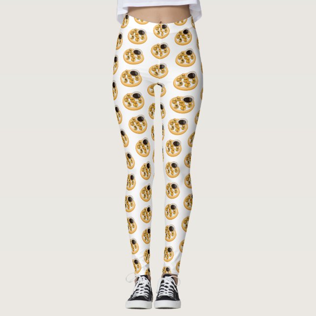 Tecknad för thailändska räkor leggings (Framsida)