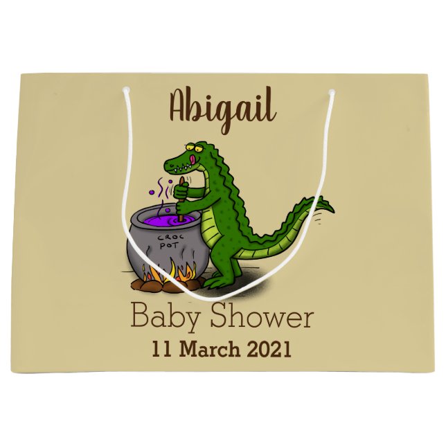 Tecknad för tillagning av grönt alligator (Framsidan)