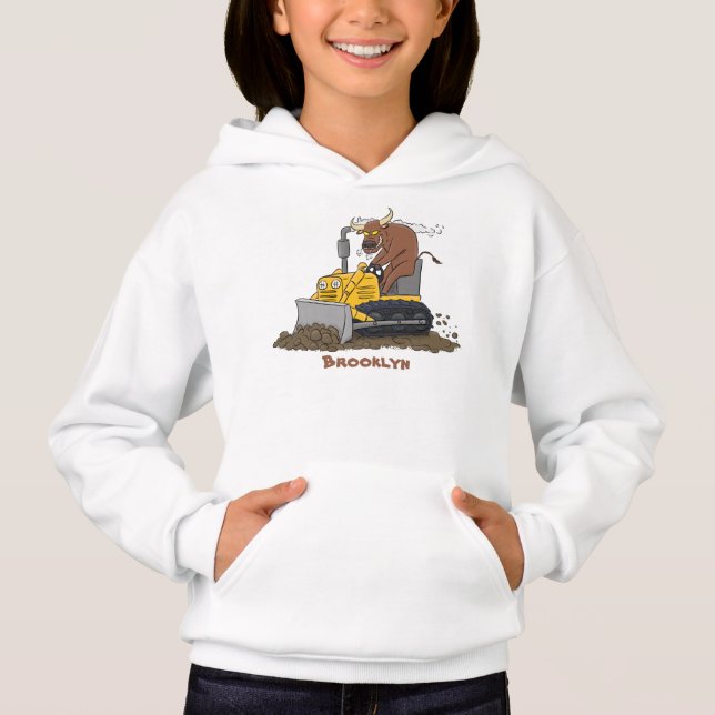 Tecknad för tjuvborrmaskin t shirt (Framsida)