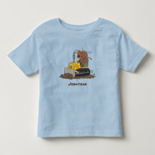 Tecknad för tjuvborrmaskin t shirt