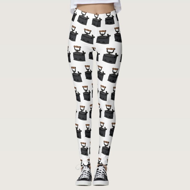 Tecknad för träkol järn leggings (Framsida)
