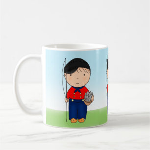 Tecknad för ungfåglar kaffemugg
