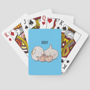 Tecknad för vitlök casinokort