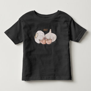 Tecknad för vitlök t shirt