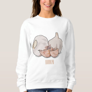 Tecknad för vitlök t shirt