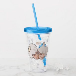 Tecknad för vitlök take away mugg