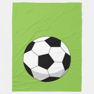 Tecknad Fotboll Fleecefilt